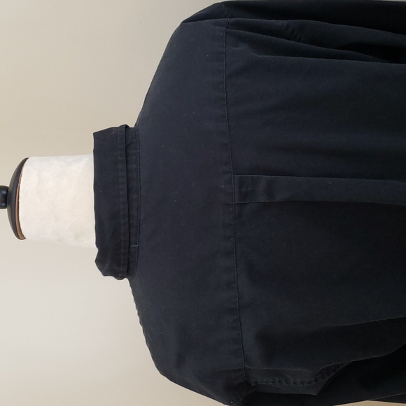 OneSource IML Solid Black Long Sleeve Button-Down Men's Shirt, Size Large - Picture 5 of 11